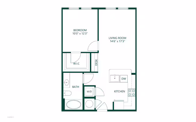 Unit 102 102 floor plan